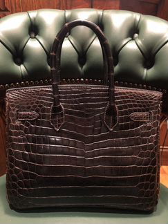 Сумка Herms Birkin 30 крокодил оригинал б/у