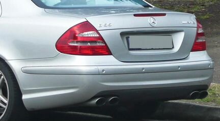 Бампер задний mercedes E-Class W211 E 55 AMG