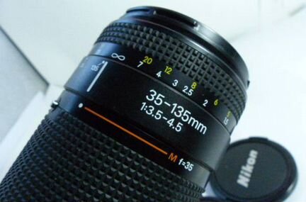 Nikon AF 35-135/3.5-4.5 полный кадр без искажений