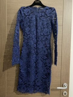 Гипюровое платье, DG, платье карандаш, футляр
