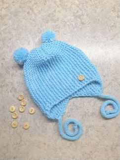 Шапка детская вязаная