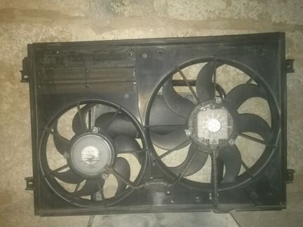 1К0121207aа Audi Skoda VW вентилятор с диффузором