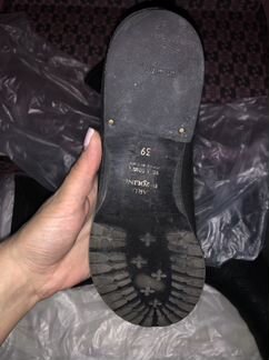 Кожаные сапоги, казаки, 39 размер