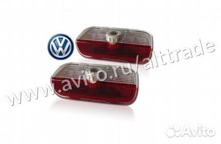 Подсветка двери с логотипом VW