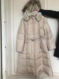 Пуховик зимний длинный