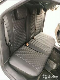 Авто чехлы для форд фокус 3 Ромб черные