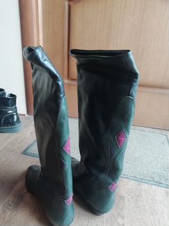 Сапоги новые размер 37 кожа
