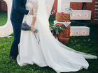 Свадебное платье атлас и кружево
