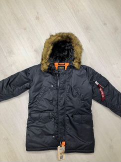 Alpha Industries N-3B Slim Fit Steel Blue