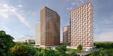 2-к апартаменты, 59.9 м², 8/21 эт.