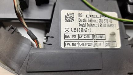 Плафон салона передний Mercedes W164