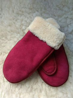 Женские варежки из меха овчины новые