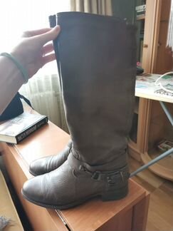 Сапоги женские кожаные