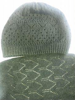 Шапка и шарф комплект