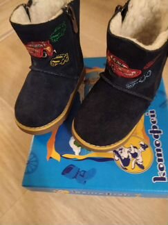 Сапоги зимние овчина 21 размер с машинками