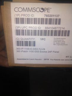 CommScope Systimax 360 iPatch 1100GS3 Evolve 360