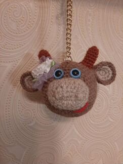 Игрушка. брелок. бык. новый год