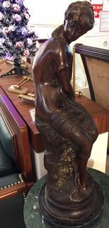 Скульптура из бронзы «обнаженная», Moreau, Франция