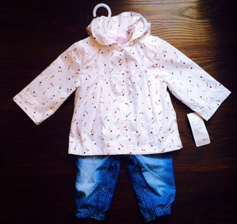 Стильный плащик 12-18 мес