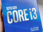 Процессор intel core i3 10100 BOX. Новый, не испол