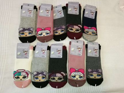 Носки махровые р. 10-13 см, набор в подарочном пак