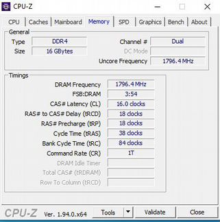 DDR4 3600MHz Crucial Ballistix RGB (2x8Gb KIT)