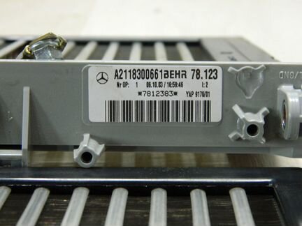 Радиатор печки Mercedes w211