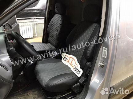 Чехлы на сиденья Пежо Партнер фургон 2 места