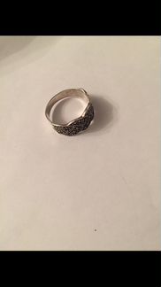 Кольцо капельное серебро СССР