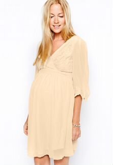 3/4 рукава, с вышивкой, для беременных