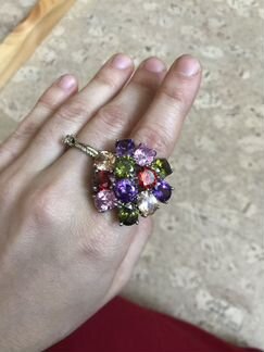 Кулон, кольцо, серьги