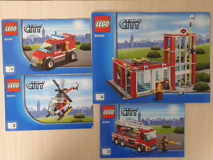 Lego city 60004 Пожарная часть