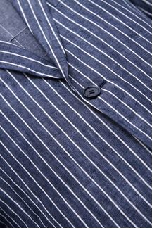 Хлопковый пиджак в полоску Nils М