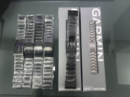 Garmin Quickfit 22 titanium metal dlc grey