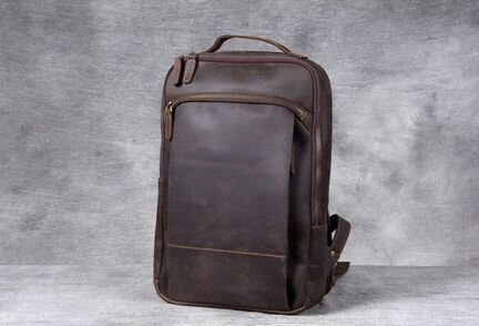 Мужской кожаный рюкзак из натуральной кожи BP717