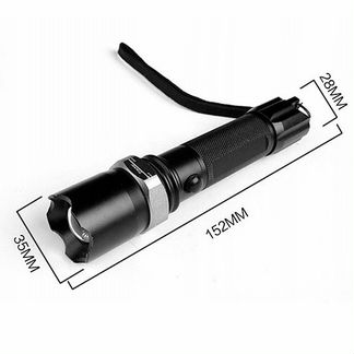 Полицейский светодиодный фонарь swat 15000W zoom