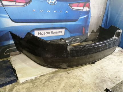 Skoda Superb 2 2008-2013 бампер задний