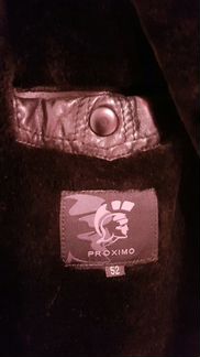 Кожаная утеплённая куртка