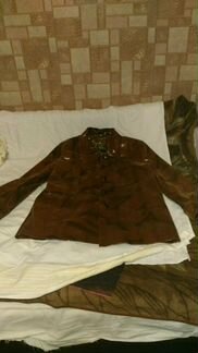 Кожаная Лаковая Куртка(Италия)