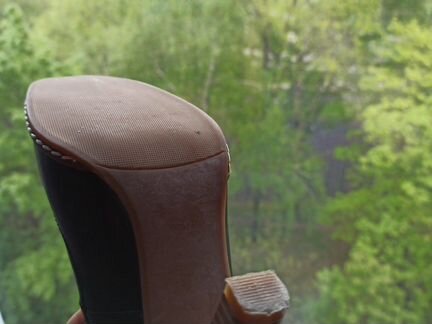 Туфли кожаные черные 39