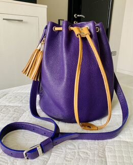 Сумка-кисет натуральная кожа